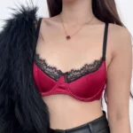 Sexy Lace Bras Set Gather Wireless Push-up Bra Women Gathered Up Soft Support Adjustable Underwear Deep V Breathable Lingerie - Image 29